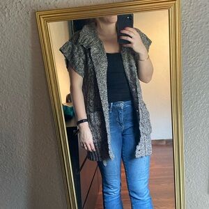 Cozy Short Sleeve Cardigan Sweater